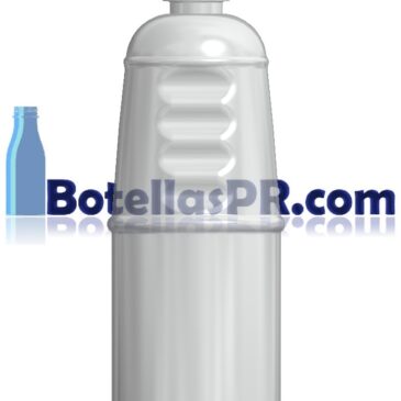 Botella de PET transparente de 32oz Grip