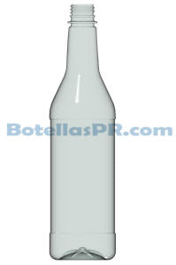 750cc / 25.5oz / 0.75 ltr / 750ml Clear Plastic PET Bottle main image