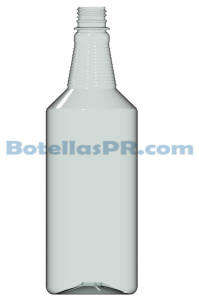 32oz Carafe clear Plastic PET Bottle-image