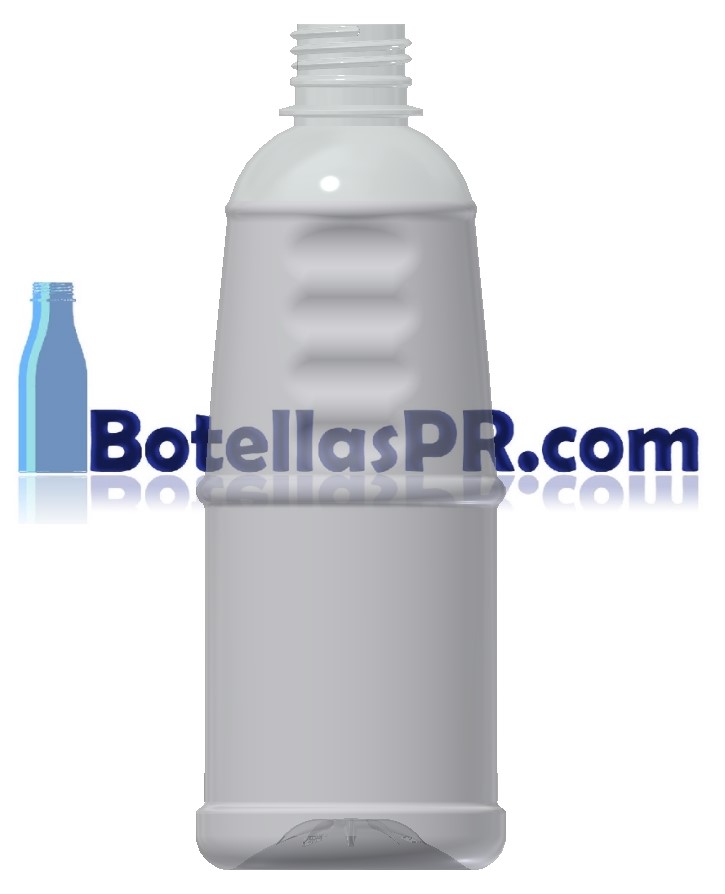 16oz Grip Plastic PET Bottle Clear Bottle-image