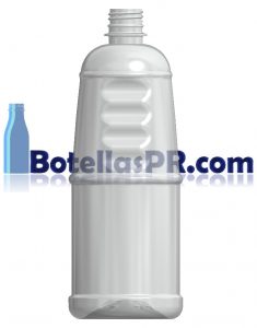 32oz Grip Clear Plastic PET Bottle-image